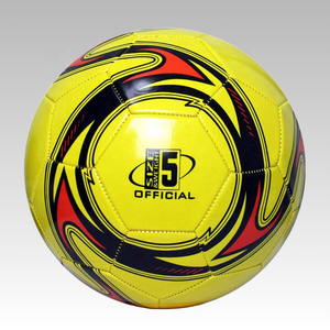 Pelota de fútbol de PVC de tamaño 5 profesional con logotipo personalizado al por mayor, pelota promocional barata cosida a máquina para balón de fútbol - Product Image 3