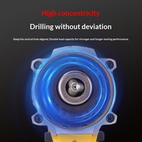Perceuse électrique multifonction transfrontalière, outils électriques domestiques, perceuse à percussion à batterie au lithium, haute puissance 12V, réversible