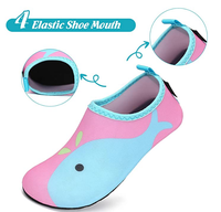 SAGUARO Chaussures aquatiques d'été pour garçons et filles, antidérapantes, chaussettes aquatiques pour enfants, sports de plein air, semelle intermédiaire en EVA, doublure en coton, confortables