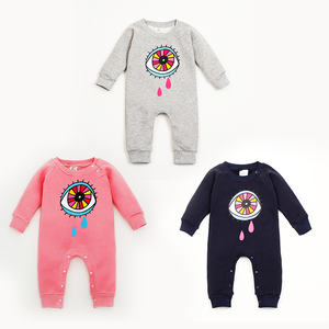 Ropa para Bebés Recién Nacidos al por Mayor, 100% Algodón, Color Sólido, Mamelucos Lisos para Bebés - Product Image 1