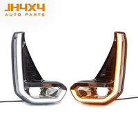 Nouvelles protections de feux antibrouillard DRL noires 12V ABS pour accessoires de pick-up 4x4 Hilux Revo 2021+