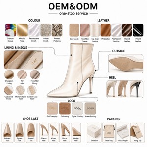 <span class=keywords><strong>Stivali</strong></span> Alti da Donna con Punta a Punta e Cinturino con Fibbia, in Pelle Scamosciata PU, Modello Pieghevole, Basso MOQ, Scarpe Invernali alla Moda, Personalizzabili ODM - Product Image 3