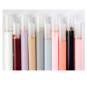 <span class=keywords><strong>Heartbeat</strong></span> fleurs fraîches matériaux d'emballage étanche <span class=keywords><strong>Film</strong></span> mat papier spécial pour magasin de fleurs emballage nouveau emballage cadeau - Product Image 1