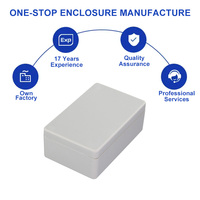 Boîtier de boîte de jonction universel en plastique ABS standard IP54 personnalisé pour l'électronique
