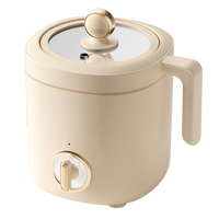 Nouvelle innovation 1.2L Mini pot électrique fendu marmite électrique portable