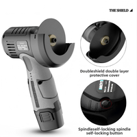 Mini-meuleuse d'angle portable ultra-compacte 12 V au lithium avec disque de meulage, machine à polir et à couper
