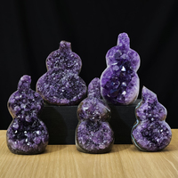 Vente en gros de grappes d'améthyste naturelle polie d'Uruguay, artisanat en cristal, améthyste brute, décoration intérieure, géode