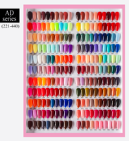 OEM Bouteille professionnelle de 1kg de vernis à ongles UV semi-permanent 15ml à la française Gel coloré imbibé pour ongles