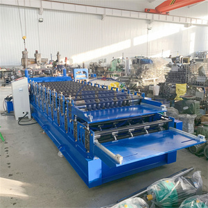 Máquina Perfiladora de Tejas Trapezoidales, Máquina Perfiladora de Techos de Hierro, Maquinaria para Fabricar Tejas Trapezoidales Metálicas de Color y Glaseadas IBR - Product Image 4