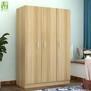 Classic black door clothes storage wardrobes set modern bedroom sliding glass mirror wood cabinet wardrobe design