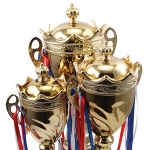 Trofeo Sportivo Personalizzato Grace Crystal, Globo Terrestre in <span class=keywords><strong>Metallo</strong></span> 3D, Placcato Oro con Stampa UV e Incisione, Made in China - Product Image 3