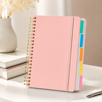 Carnet d'achat personnalisé pour entreprises, impression de logo sur mesure, intercalaires minimalistes de couleur unie, directement de l'usine