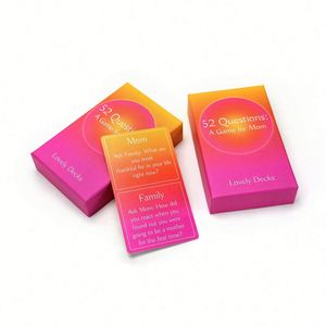 Tarjetas de Preguntas Personalizadas con Diseño Exclusivo de Fábrica, Impresión de Logotipo, Juego de Amor - Product Image 4