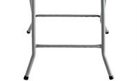 Table de bar pliante commerciale avec structure métallique pliable, table ronde robuste pour cocktails, idéale pour les hôtels, banquets, fêtes et événements