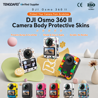 TENGDAFEI pour Osmo 360 II, film protecteur pour caméra en vinyle 3M imperméable, résistant aux rayures, sans résidus, entièrement enveloppant
