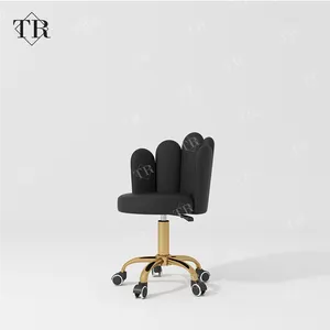 Turri Luxury Technician Beautician Saddle Chair Stool Vanity Synthetic leather Ergonomic Saddle Esthetician Chair Stool