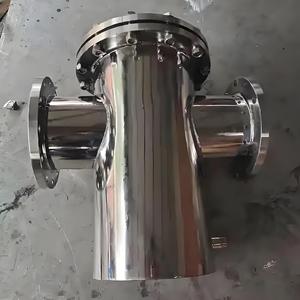 ANSI CE Flanschen den Dn200 T Typ Sieb korb Edelstahl SS304 Manuelles Hochtemperatur-Druck reduzier sieb