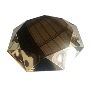 Di alta Moda In Acciaio Inox Soggiorno Rotonda a Forma di Diamante Tavolino Mobili In <span class=keywords><strong>Oro</strong></span> o <span class=keywords><strong>Argento</strong></span> - Product Image 5