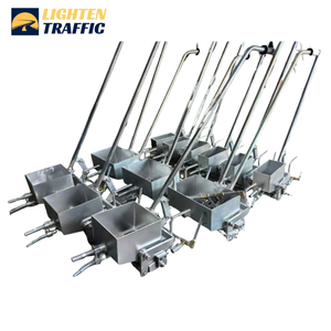 Seau de marquage routier thermoplastique portatif inversé Lighten Traffic LT-<span class=keywords><strong>TMS</strong></span>, épaisseur de traçage réglable de 5 à 50 cm, haute efficacité - Product Image 1