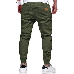 Mens Casual Joggers Pants Cotton Drawstring Twill Hiking Outdoor Breathable Sweatpants - Product Image 2