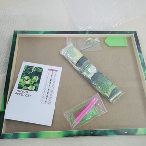 Perceuse complète avec cadres de peinture au <span class=keywords><strong>diamant</strong></span> sur toile faits à la main 30x40 Kits de peinture au <span class=keywords><strong>diamant</strong></span> 5D pour adultes - Product Image 3