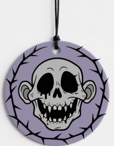 Ambientador de coche <span class=keywords><strong>Perfume</strong></span> Papel Fantasma Calabaza Halloween Parabrisas Montado Colgante portátil - Product Image 3