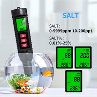 2025 Industrial 7 en 1 Analizador de agua Pen TDS/EC/PH/ORP/S.G/SALT/TEMP Medidor de calidad del agua