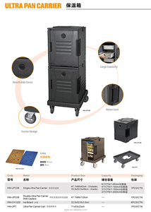 Contenedor Térmico para Transporte de Alimentos, 90 L, para Catering Comercial, Caja Térmica de Plástico Aislada - Product Image 2
