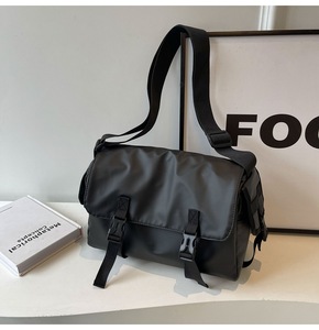 Wholesale Unisex Oxford Cloth Messenger <b>Bag</b> Crossbody Shoulder Waterproof Summer Durable Lightweight with Cover Closure - Product Image 5