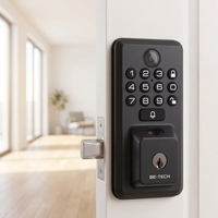 Cerradura de Puerta con Huella Dactilar en Oferta, Cerradura Electrónica Digital con Código, Cerradura Inteligente con Contraseña