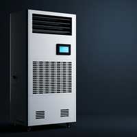 Nouvel humidificateur/déshumidificateur industriel 480L/D, unité combinée, design mobile, construction métallique, purification de l'air haute efficacité