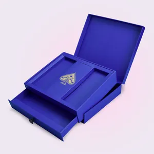 Luxe Custom Mailer Vouwen 10X5X5 Verzending Zwarte Parfumdozen Verpakking