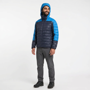 Vestes matelassées personnalisées pour hommes Vestes matelassées coupe-vent respirantes légères Vestes d'hiver parfaites Vestes à bulles bleues pour garçons - Product Image 1