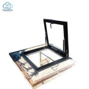 Fenêtre de toit électrique inclinable en alliage d'aluminium avec moteur à vis, pour ventilation automatique et éclairage naturel, idéale pour les greniers à toit plat - Product Image 3