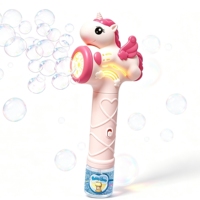 Nouveau pistolet à bulles électrique style cheval arc-en-ciel YT, jouet en plastique pour bébé, jeu d'extérieur amusant pour enfants