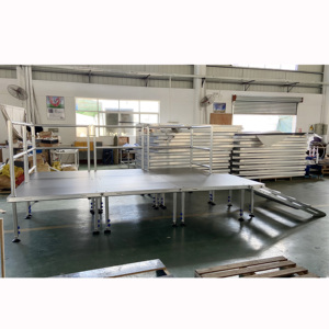 Scène ronde à hauteur réglable, scène mobile pour groupes - Product Image 6