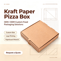 Boîtes en carton ondulé écologiques personnalisables, matériaux recyclés, gaufrage, laminage mat pour plats à emporter, pizza, sushi, gâteau