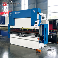 Prensa Plegadora Hidráulica CNC Sincronizada con Sistema de Control TP10S, Mesa de Trabajo de 3200 mm para Chapa Metálica Multifuncional