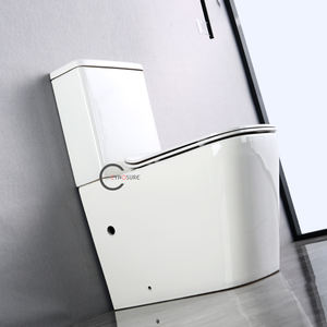 2025, superventas, artículos sanitarios, inodoro de cerámica para baño, inodoro, armario de agua, inodoro de una pieza montado en el suelo - Product Image 3