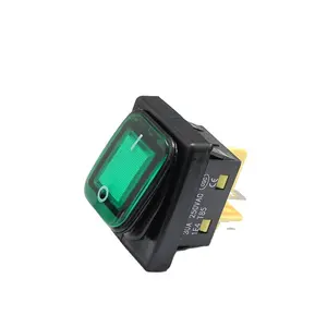 FILN Illuminated Rocker Switch On/Off with Light 220V 250V Max 30A Current IP67 Waterproof with CE CCC ROSH Certification