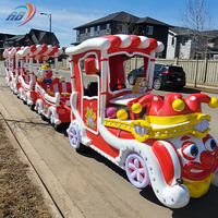 Train sans rails pour enfants et adultes, fabriqué en Chine, pour les parcs d'attractions, les manèges de fête foraine, les visites touristiques