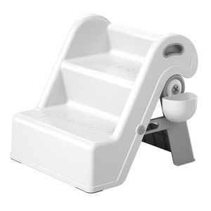 Childrens <b>Step</b> <b>Stool</b> Foldable Non Slip White Plastic For Toilet 2-4 Years - Product Image 3