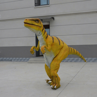 Costumes de dinosaures animatroniques personnalisés, costume de dinosaure animatronique marchant, costume de Velociraptor réaliste