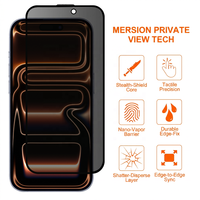 Antistatique 28 °   Protection d'écran en verre trempé pour téléphone portable, compatible avec iPhone 17 16 15 14 13 12 11 Pro Max Plus X