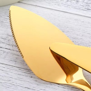 Good Quality Stainless Steel <b>Cake</b> <b>Server</b> and Knife Set for Wedding Birthday Anniversary <b>Cake</b> Cutting Available At Export Price - Product Image 3