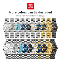 Montre pour homme OEM 5513, montre à quartz de haute qualité pour homme avec calendrier, aiguilles lumineuses, montre de luxe pour homme, montre-bracelet étanche pour homme