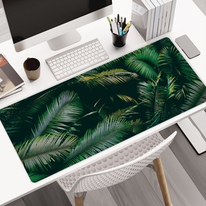 Custom Big Green Leaf XXL Gaming <b>Mouse</b> Pad Professional Large <b>Mouse</b> Pad <b>Computer</b> Game <b>Mouse</b> Mat with Odorless Rubber - Product Image 1