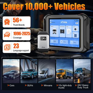 เครื่องมือวินิจฉัยรถยนต์ XTOOL D9HD 12v-24v-scanner-automobile-diagnostic-tools 12v 24v สำหรับรถยนต์และเครื่องมือเข้ารหัสกุญแจสำหรับรถบรรทุก D9 HD Truck - Product Image 1