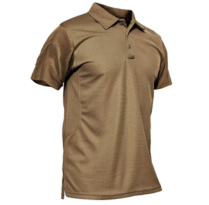 Polo homme personnalisé DFP901 à manches courtes avec passant pour lunettes et poche tactique supérieure gauche CN GUA - Product Image 5