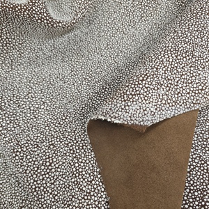 Motif Stingray gaufré vache daim gouttes colle cuir de <span class=keywords><strong>vachette</strong></span> véritable pour meubles de sac à main - Product Image 6